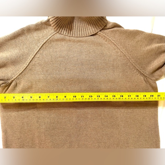 NWT Reduced 50%🩷✅XL Rich Tan Karen Scott Detailed Stiching.Wash Pullover Rich - Picture 3 of 9